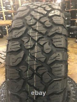 4 New 35x10.50r17 Kenda Klever Rt 35 10.50 17 35105017 R17 Mud Tires At Mt 8 Ply