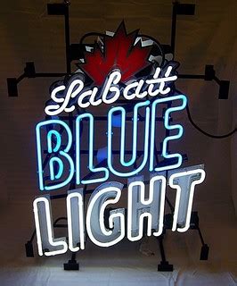 Labatt Blue Light Neon Sign