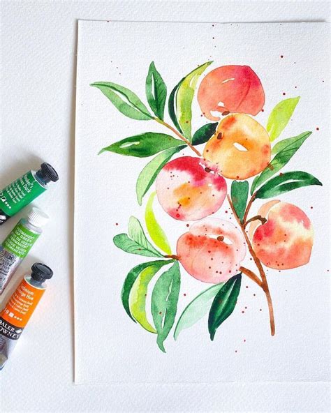 Easy Watercolor Fruit Painting Ideas - Beautiful Dawn Designs