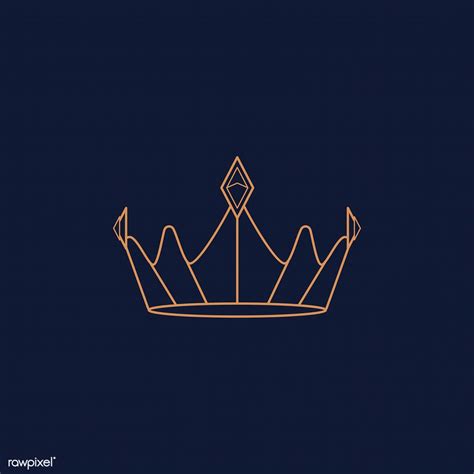 Luxurious blue crown design vector | free image by rawpixel.com / busbus | Crown design, Crown ...