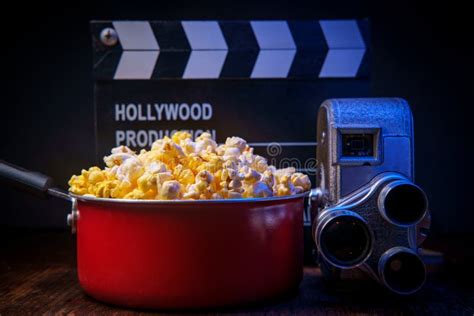 Movie Theater Popcorn stock photo. Image of blue, corn - 130655738