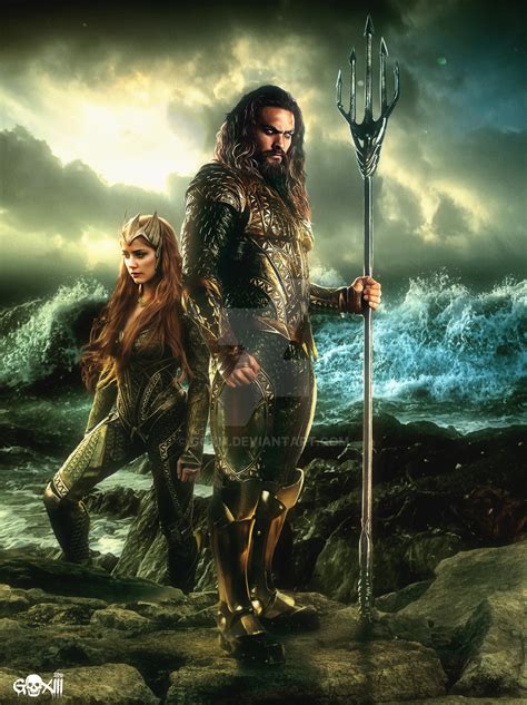 Justice League / Aquaman and Queen Mera Poster by GOXIII on DeviantArt