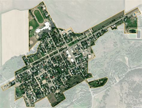 Map of Joliet town, Montana - Thong Thai Real