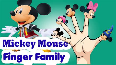 Mickey Mouse Finger Family Nursery Rhymes Lyrics