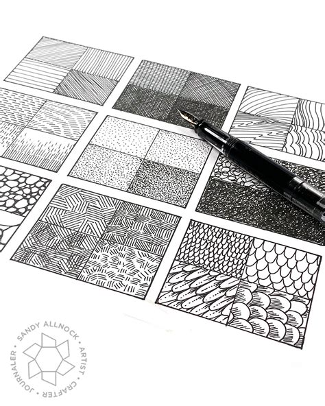 Getting Started: Pen and Ink Drawing Techniques *easy! - Sandy Allnock