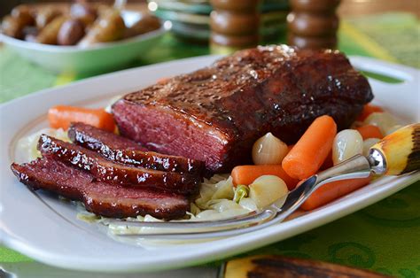 Corned Beef Brisket with Bourbon & Molasses Glaze