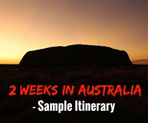 2 Weeks in Australia: Sample Itinerary | Australia travel, Australia tourist