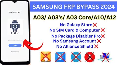 Samsung A03, A03s, A03 Core FRP Bypass Without PC