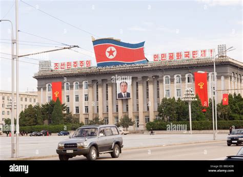 Kim Il Sung Square in the capital city of Pyongyang, North Korea Stock Photo - Alamy