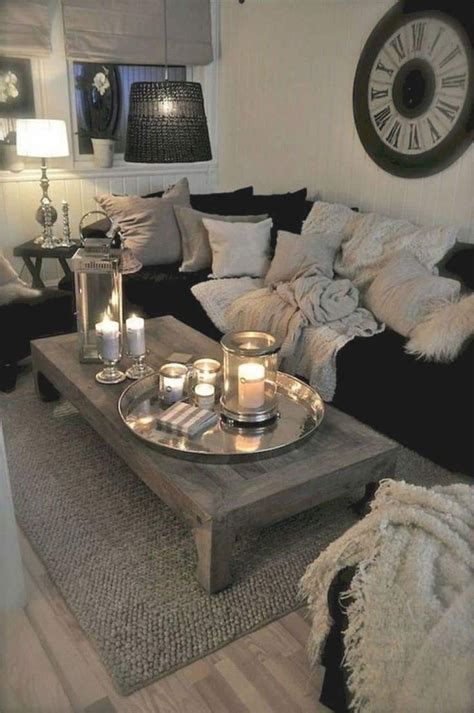 50+ Cozy Home Decor Apartment Living Room Ideas | Apartment decorating ...