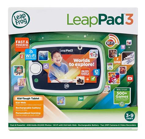 LeapFrog LeapPad 3 Learning Tablet (Green) – TopToy