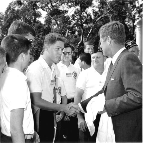 Five decades ago, Bill Clinton meets JFK