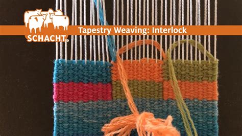 Tapestry Weaving: Weft Interlock - YouTube