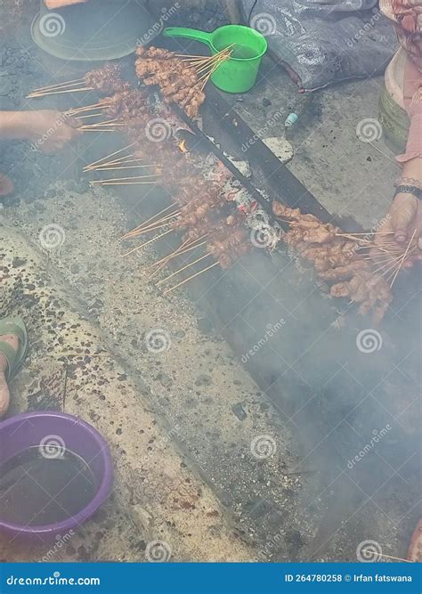 Sate ayam stock photo. Image of khas, sate, indonesian - 264780258