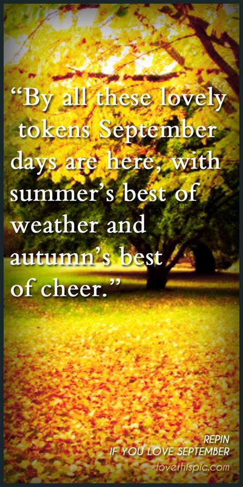 September | Autumn quotes, September quotes, September pictures