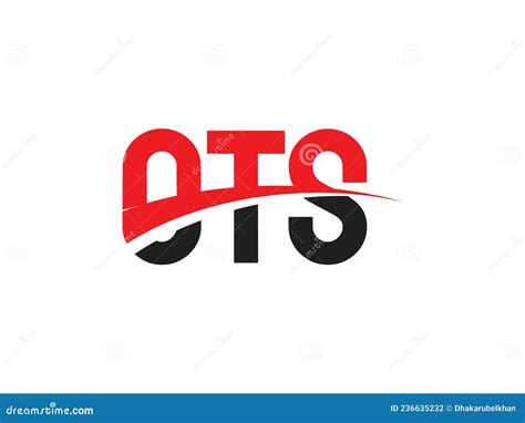 OTS Letter Initial Logo Design Vector Illustration Stock Vector ...