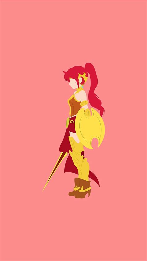 1920x1080px, 1080P free download | RWBYMinimalistPyrrha, anime, minimalistic, pyrrha, rwby, HD ...