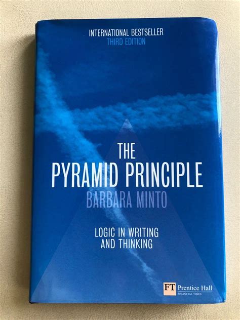 The pyramid principle by Barbara Minto, Hobbies & Toys, Books ...