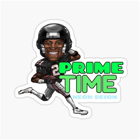 "Prime Time Deion Sanders" Sticker for Sale by JonThill | Redbubble