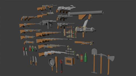 Max's Weapons Pack by Maxime-RYCKEWAERT