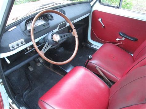 VINTAGE RARE 1971 FIAT 850 SEDAN SOLID PROJECT!! GREAT INTERIOR 77k ABARTH CLEAN