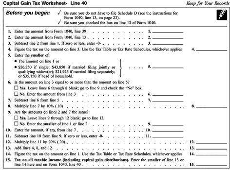 Standard Deduction Worksheet for Dependents