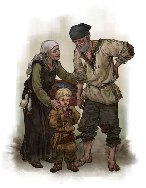 ArtStation - Anglo-Saxon peasant family