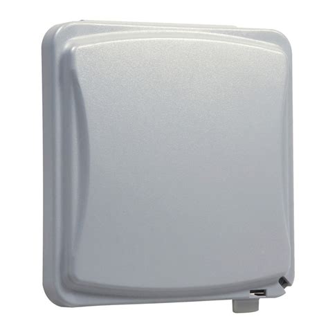 Hubbell TayMac 2-Gang Rectangle Plastic Weatherproof Electrical Box Cover at Lowes.com