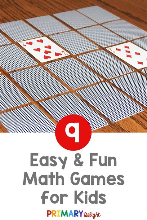 9 simple but fun math games for kids – Artofit