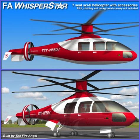 Free WhisperStar Helicopter for Poser - Poser - ShareCG