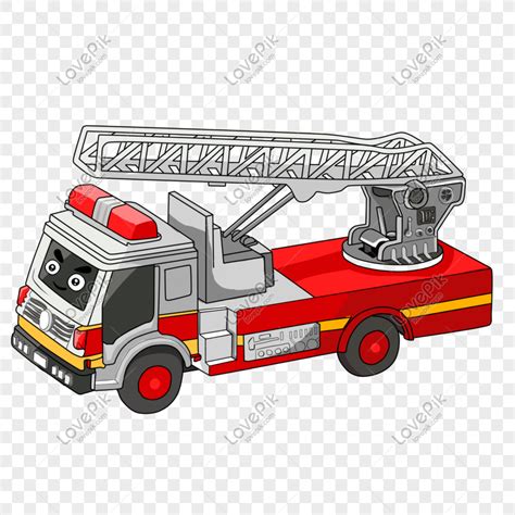 Fire Truck Ladder Clipart Illustrations