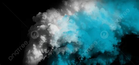 White Blue Smoke Background On Black, Smoke, Smoke Background, Smoke Effect Background Image And ...