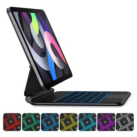 KINGTIME Floating Cantilever Stand Magnetic Keyboard Case Compatible ...