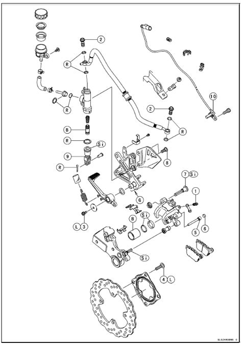 Kawasaki Ninja Service Manual: Exploded View - Brakes