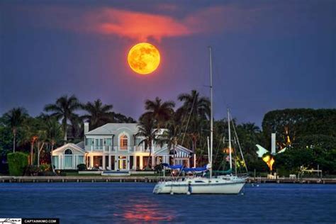 Full Moon Over Lake Worth Lagoon | HDR Photography by Captain Kimo