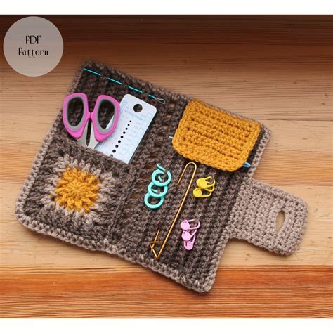 Crochet Hook Case / Crochet Pattern Hook Holder / Hook Cover - Inspire Uplift