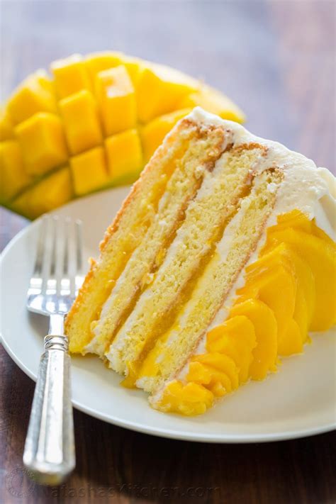 Mango Cake Recipe (VIDEO) - NatashasKitchen.com | Mango dessert recipes, Mango cake recipe ...