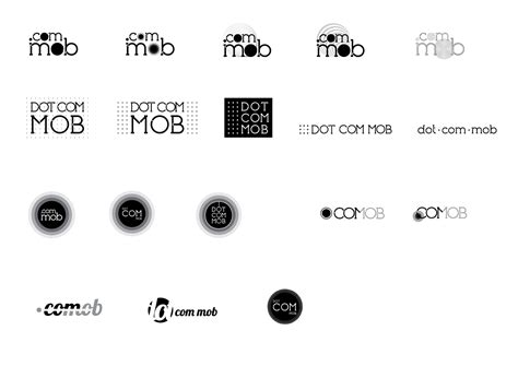 Dot com mob logo design on Behance