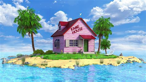 Live Wallpaper 4K Kame House (Dragon Ball) - YouTube