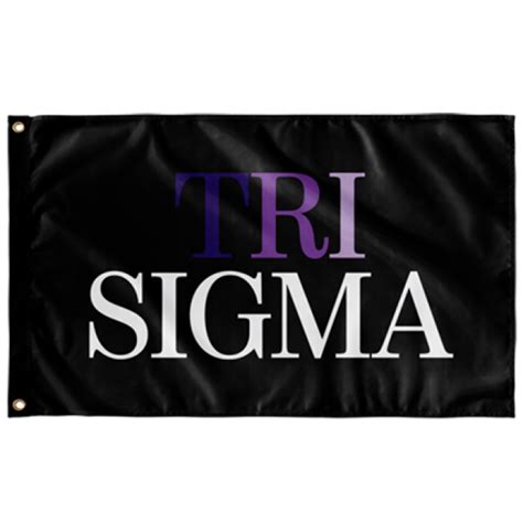 Tri Sigma Flag - Sorority Banner - Sigma Sigma Sigma Gifts ...