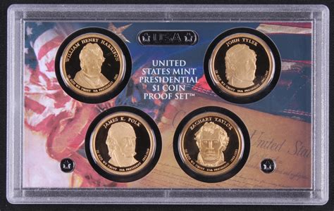 United States Mint Presidential $1 Dollar Coin Proof Set with (4) Coins ...