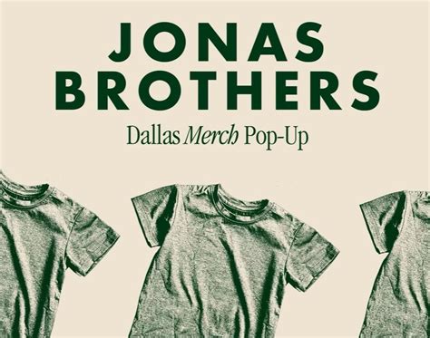 Centre Bishop Arts to Host Exclusive Jonas Brothers Merch Pop-Up Event