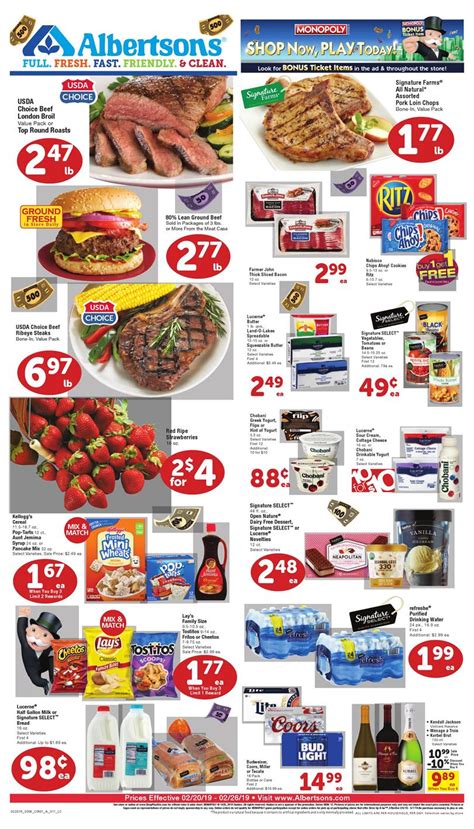 Albertsons Weekly Ad Feb 20 - 26, 2019 - WeeklyAds2