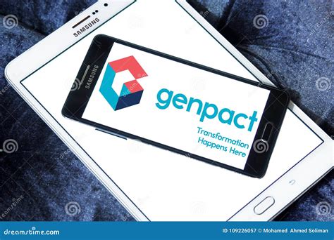 Genpact Professional Services Company Logo Editorial Photography ...