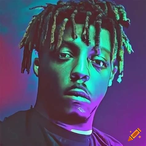 Juice wrld album cover art on Craiyon