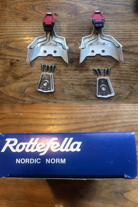 Bindings 36265: 6 Rottefella Cross Country Nordic Ski Bindings 3 Pin 75 Mm -> BUY IT NOW ONLY ...