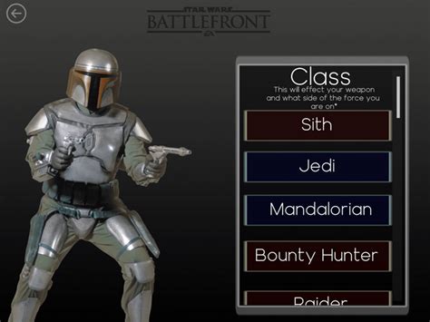 My concept for a character creation area for if battlefront 3 ever ...