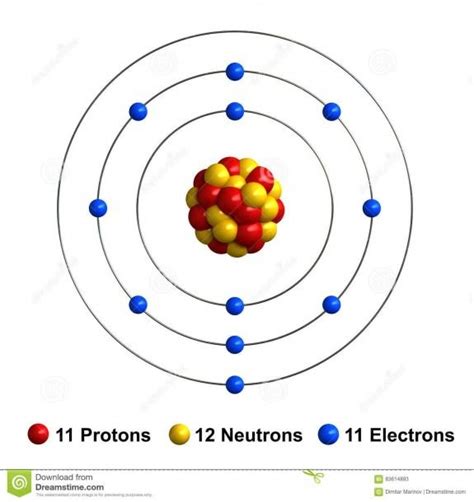 Bohr Diagram Of Sodium | Atom diagram, Atom model, Bohr model