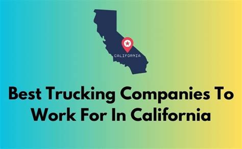 6 Best Trucking Companies To Work For In California - AnanUniversity