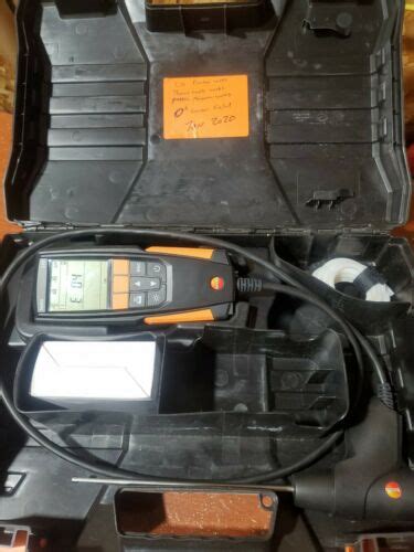 Mavin | testo 310 combustion analyzer needs 02 sensor replaced